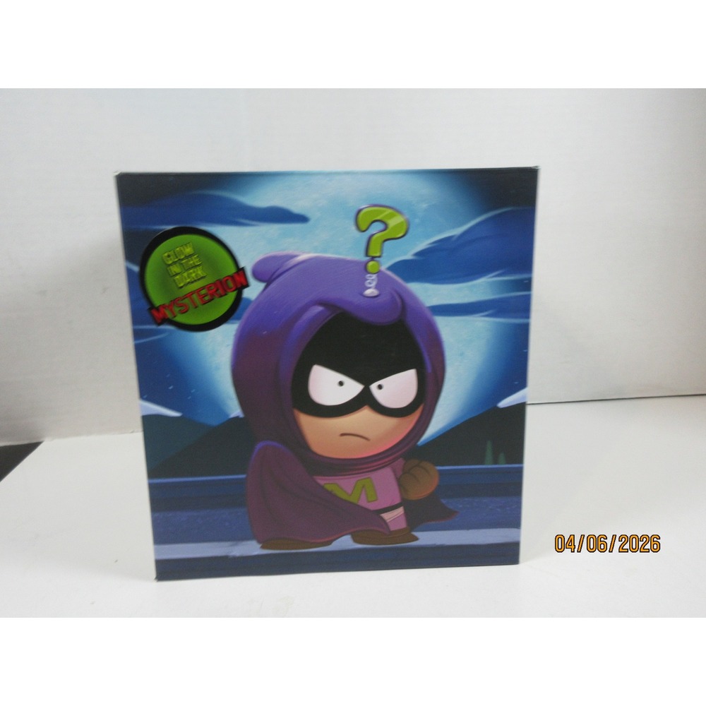 Kidrobot South Park The Fractured But Whole Glow In The Dark Mysterion Figure